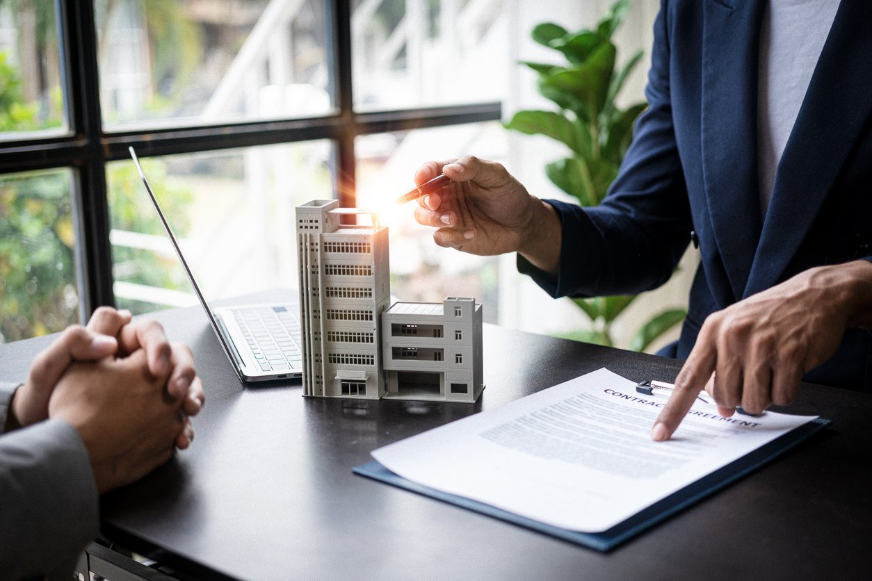 Commercial real estate building and business property