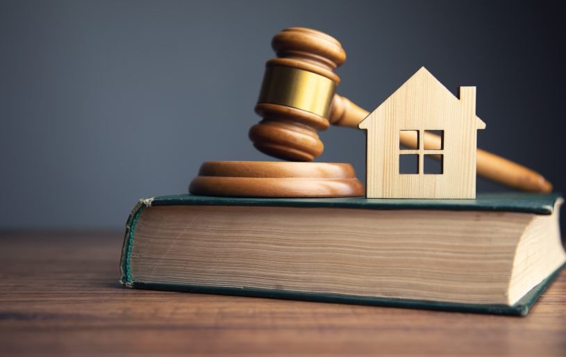 Eviction notice being prepared for a tenant